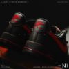 NICEDAY 代購 Nike Air Force 1 Low Bred 宇智波鼬 荔枝皮 黑紅 紅 紅勾 男鞋 縫線 HQ2037-005