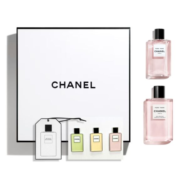 圖片 CHANEL 香奈兒香氛 香奈兒之水 巴黎-巴黎淡香水沐浴禮盒附胸針 - 精選禮盒/專櫃緞帶包裝