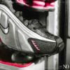 NICEDAY 現貨 NIKE W SHOX R4 黑銀粉 銀 粉 氣墊 復古 彈簧 AR3565-012