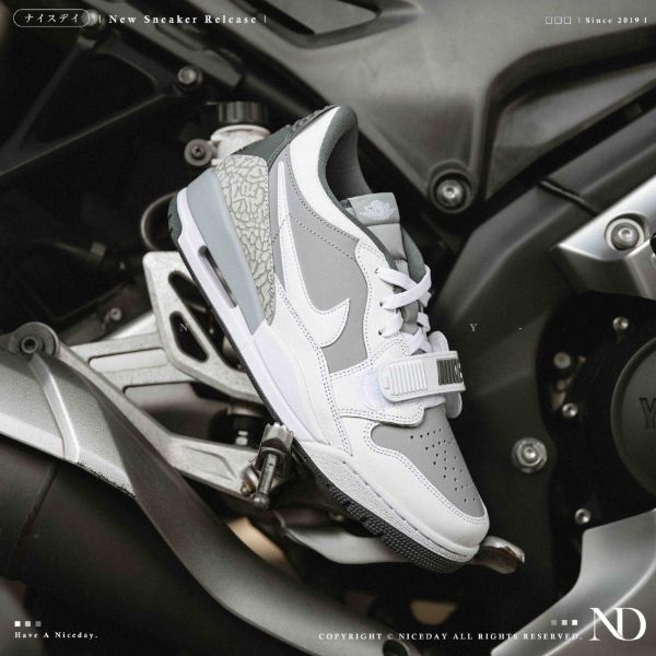 NICEDAY 現貨 Nike Air Jordan Legacy 312 Low 白灰 復古 灰白 煙灰 銀灰 CD7069-005