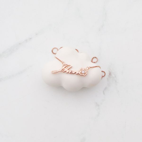 圖片 【姓名項鍊】中英文數字、符號 |純銀 手工項鍊| 大員囡仔