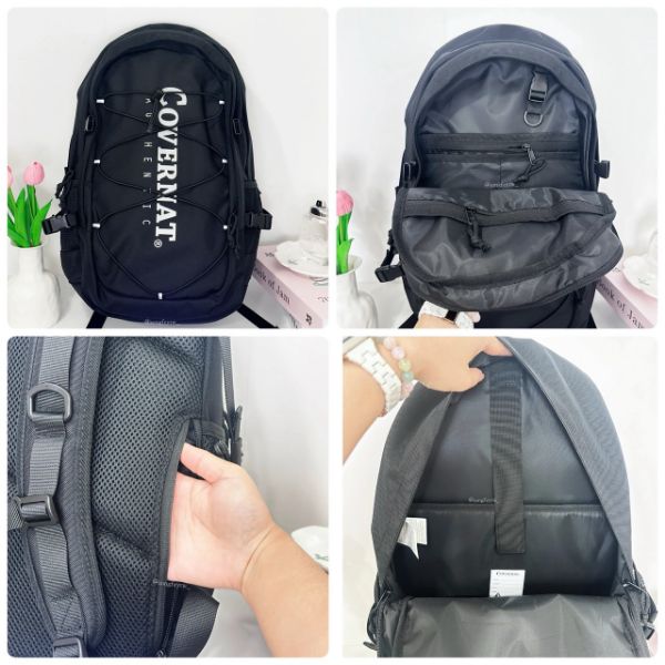 圖片 韓國 Covernat 帆布 機能後背包
