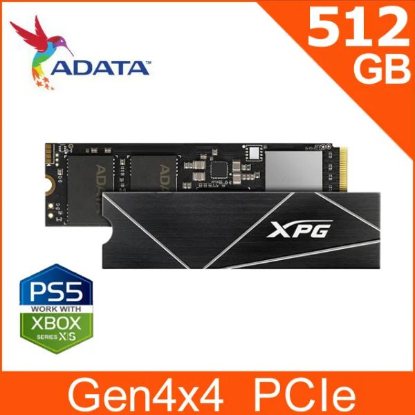 圖片 威剛 XPG S70 BLADE 512G/Gen4/讀7200/寫2600/ DRAM快取/贈散熱片【五年保】