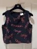 圖片 Chanel 字母塗鴉背心