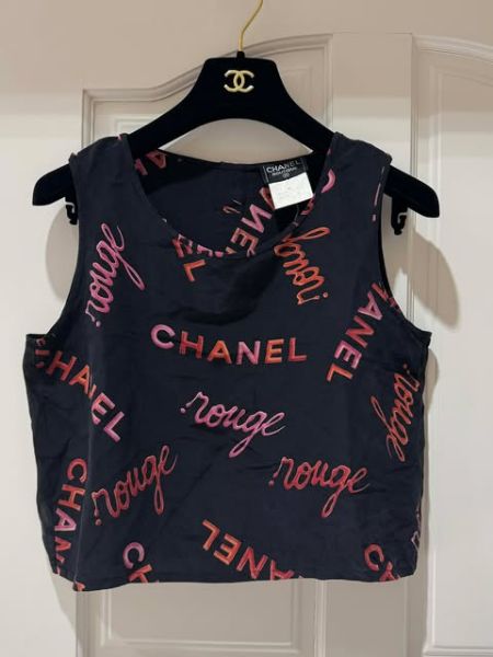 圖片 Chanel 字母塗鴉背心