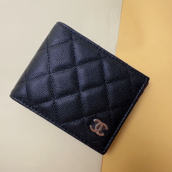 圖片 【Luxury】現貨 CHANEL 香奈兒 精品代購 稀有款 對開卡夾 可當男用 全新全配