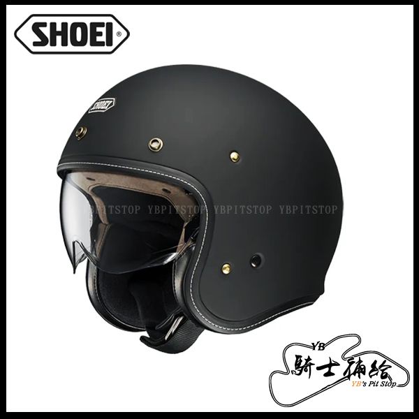 圖片 SHOEI J.O+ 消光黑 總代理公司貨 3/4 復古帽 安全帽 內墨片 JO J.O