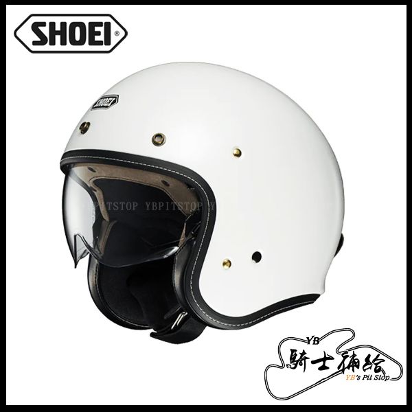 圖片 SHOEI J.O+ WHITE 亮白 總代理公司貨 3/4 復古帽 安全帽 內墨片 JO J.O