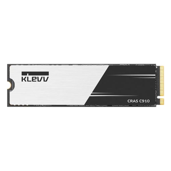 圖片 KLEVV CRAS C910 500G/Gen4 PCIe 4.0/讀5000/寫3700/TLC/輕薄鋁散熱片【五年保】