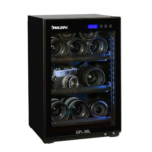 圖片 SAMURAI 新武士GP5-36L 觸控式數位電子防潮箱 (公司貨)