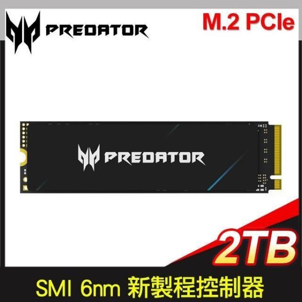 圖片 宏碁 Acer Predator GM9000 2TB/Gen5/讀14000/寫13000/TLC/SMI/TSMC 6nm【五年】