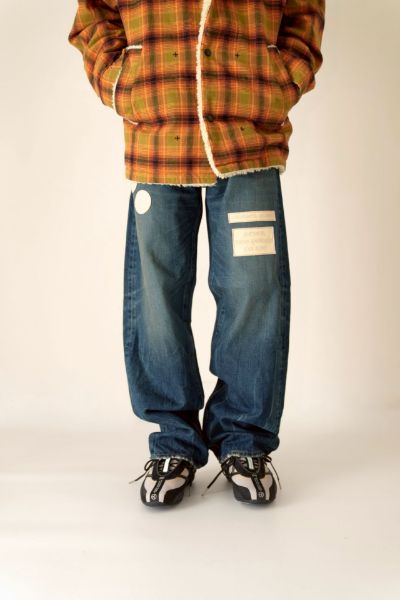 NUMBER NINE x Supreme FW25 Week16 Patches Loose Fit Selvedge Jean