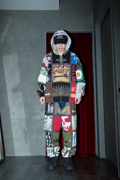 NUMBER NINE x Supreme FW25 Week16 Patchwork Sweatpant