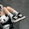 NICEDAY 代購 Xvessel 黑尾 德訓鞋 解構 翻毛皮 休閒 黑白 白 熊貓 復古 硫化鞋 增高 F24X66