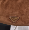 圖片 《我最便宜!全新正品》PRADA 棕色麂皮Demi-lune斜背包