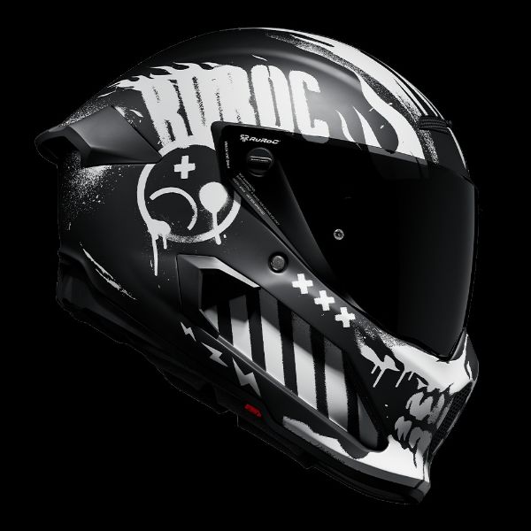 圖片 【台中硬了安全帽】RUROC AT4.0 彩繪款 Disarray Carbon 新品 含稅