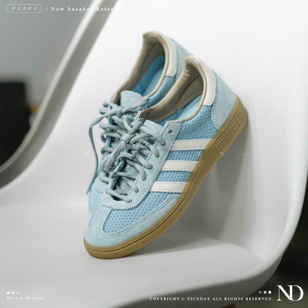 NICEDAY 代購 Adidas Handball Spezial 汽水 奶油 天空藍 奶茶色 焦糖 編織 麂皮 男女鞋 JS3866