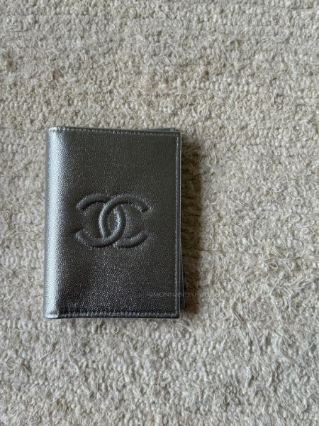 圖片 CHANEL銀色護照夾