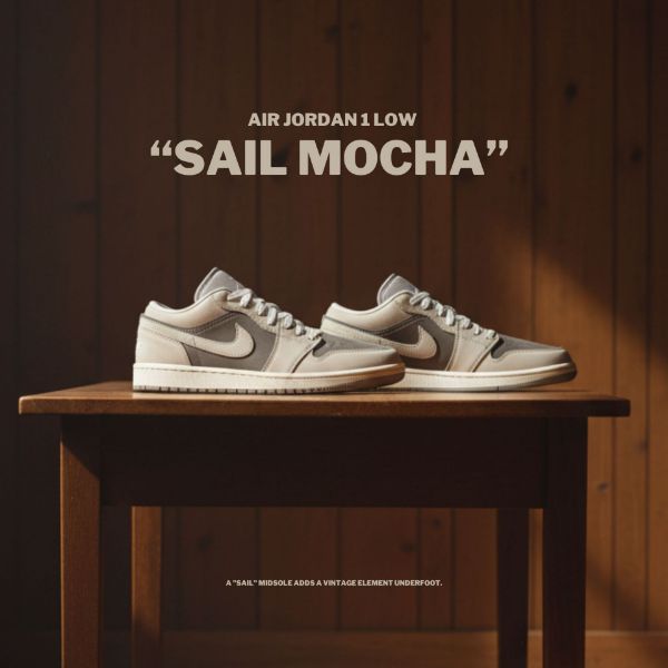 NICEDAY 代購 Air Jordan 1 奶茶灰 摩卡 深卡其 棕 灰棕 女款 IB7011-001
