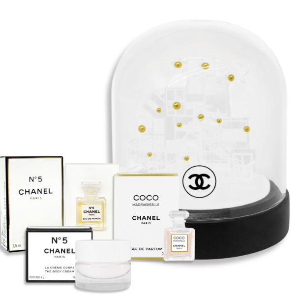 圖片 CHANEL 香奈兒美妝 璀璨星辰小夜燈迷你香氛組附吊飾 - 專櫃緞帶包裝