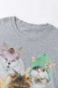 SSSTUFFF Punk Cat Tee Heather Grey