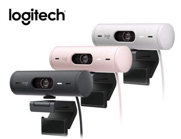 圖片 羅技 Logitech BRIO 500 網路攝影機【石墨灰】