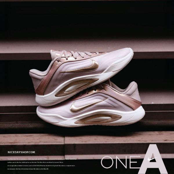 NICEDAY 代購 Nike A ONE EP 籃球鞋 紅銀 實戰 玫瑰金 暗粉 粉 金勾 FZ8606-200