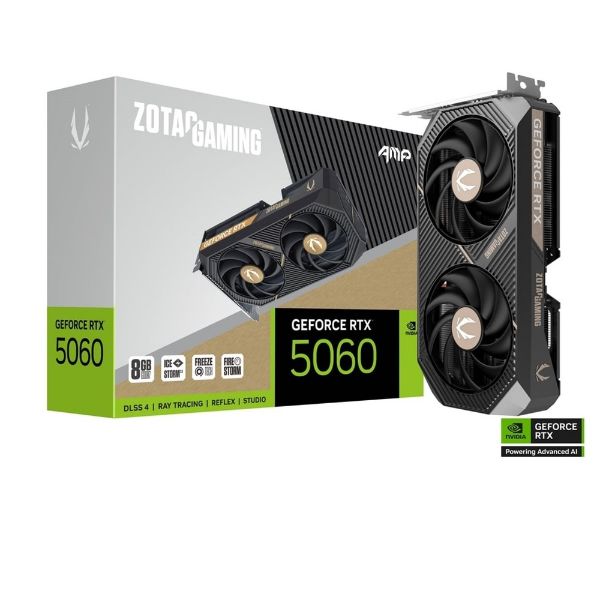 圖片 ZOTAC RTX5060 AMP(2550MHz/22cm/雙風扇/註冊五年)