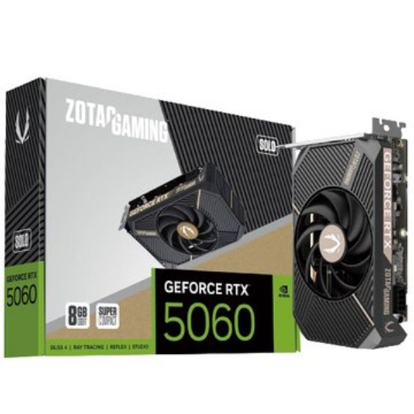 圖片 ZOTAC RTX5060 8GB 星辰 OC(2512MHz/24cm/雙風扇/免註冊五年保)