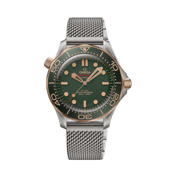圖片 【OMEGA】歐米茄 Sea Master 海馬300米系列 鈦金屬 青銅金 米蘭帶 鍊帶款 42mm