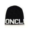圖片 MONCLER 經典品牌英文字母LOGO羊毛帽 (黑色)