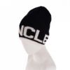 圖片 MONCLER 經典品牌英文字母LOGO羊毛帽 (黑色)