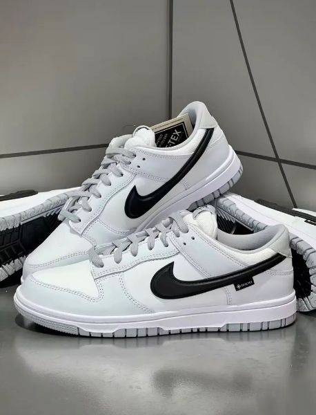 圖片 iSNEAKERS 現貨 Nike Dunk Low Gore-Tex "White Black" 灰黑 防水 HQ2053-100