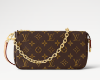 圖片 《在台現貨最低特價  最新》Louis Vuitton LV Monogram Pochette 雙背帶麻將包