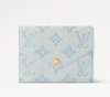 圖片 《在台現貨最低特價 》Louis Vuitton LV 紀念版Monogram130周年 三折短夾 藍色
