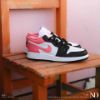 NICEDAY 代購 Air Jordan 1 Gs 黑粉 粉 亮粉 桃粉 553560-025
