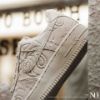 NICEDAY 現貨 Nike Air Force 1 腰果花 變形蟲 麂皮 灰 灰銀 鐵灰 女鞋 IO1259-002