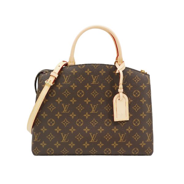 圖片 Louis Vuitton Grand Palais 塗層帆布兩用手提包(M45898-咖)