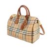 圖片 Burberry 展示品 格紋帆布兩用波士頓包-中(8071355-卡其)