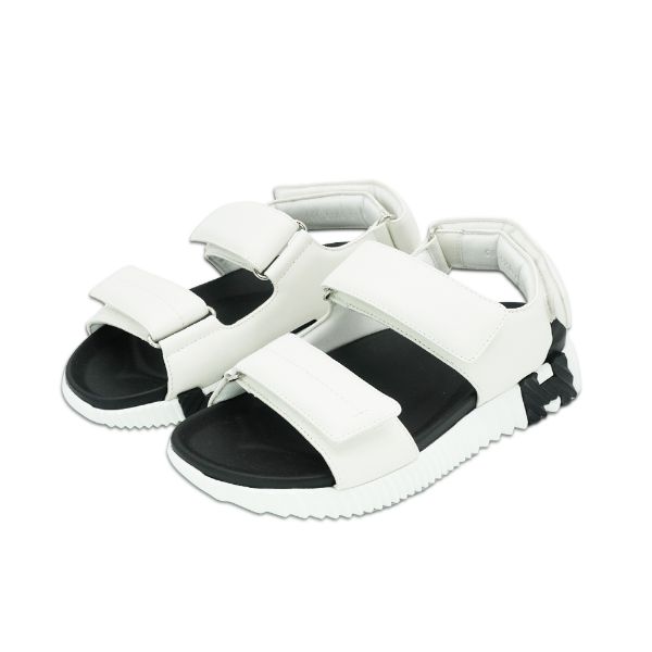 圖片 Hermes Junior Nappa皮革科技涼鞋(Blanc白)