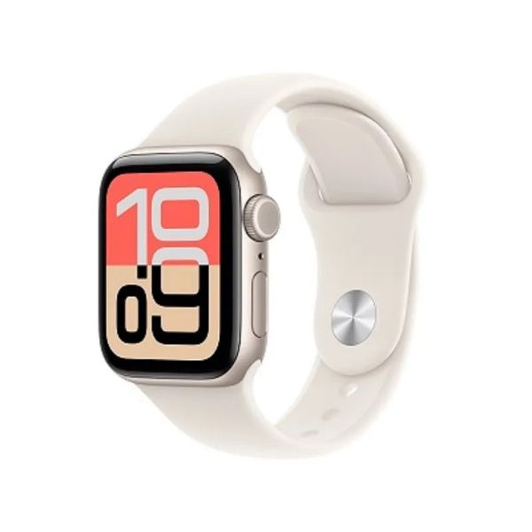 圖片 Apple 蘋果Apple Watch SE 3 GPS + LTE 44mm 星光色鋁金屬錶殼搭配星光色運動錶帶