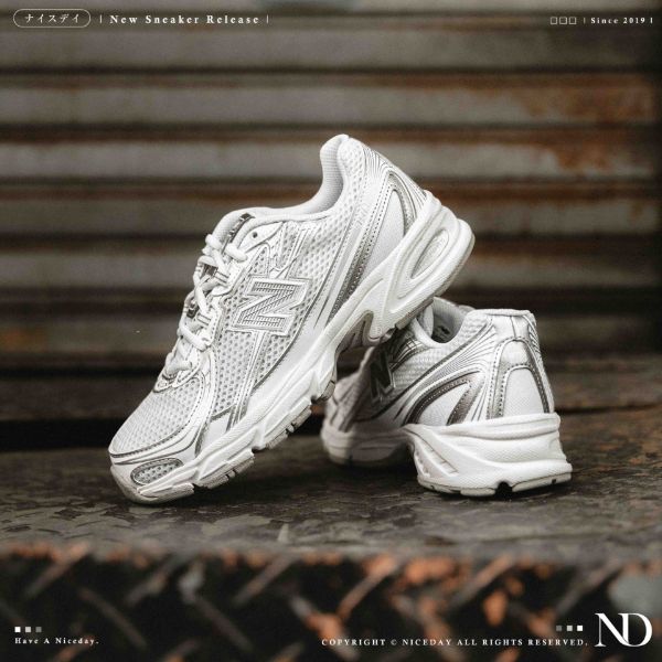 NICEDAY 現貨 New Balance 740 白 白銀 銀白 白灰 復古 男鞋 U740ＷM2