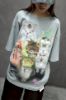 SSSTUFFF Punk Cat Tee Heather Grey