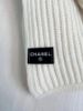圖片 「M.Y精品」 Chanel 小香 圍巾 AA9552 奶油白-「加厚款」100%喀什米爾羊毛