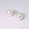 圖片 【ISOWA】白芙蓉 11-11.5mm 南洋白 天然珍珠 簡約耳環 18K金耳針