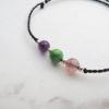 圖片 【水晶蠟繩系列】貴人x桃花x招財 天然石蠟繩手鍊 | 大員囡仔