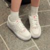 NICEDAY 代購 Nike Air Force 1 紅線 白 白紅 童鞋 女鞋 白色 IB5688-100