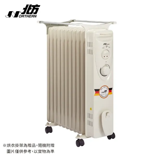 圖片 NORTHERN 北方-11葉片式恆溫電暖爐(CF1-11)