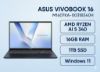 圖片 ASUS 華碩Vivobook 16 16吋AI文書效能筆電藍色(AMD Ryzen AI 5 340/16GB/1TB/WIN11/M1607KA-0031B340H)🎈送保護套/滑鼠墊/鍵盤膜🎈