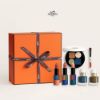 圖片 Hermès 愛馬仕彩妝  藍調皮革秋冬限量珍藏版附束口袋 - 精選禮盒/專櫃緞帶包裝
